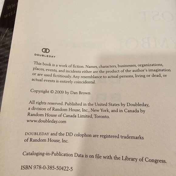 The Da Vinci Code & The Lost Symbol Hardcover Books By Dan Brown - Picture 6 of 11